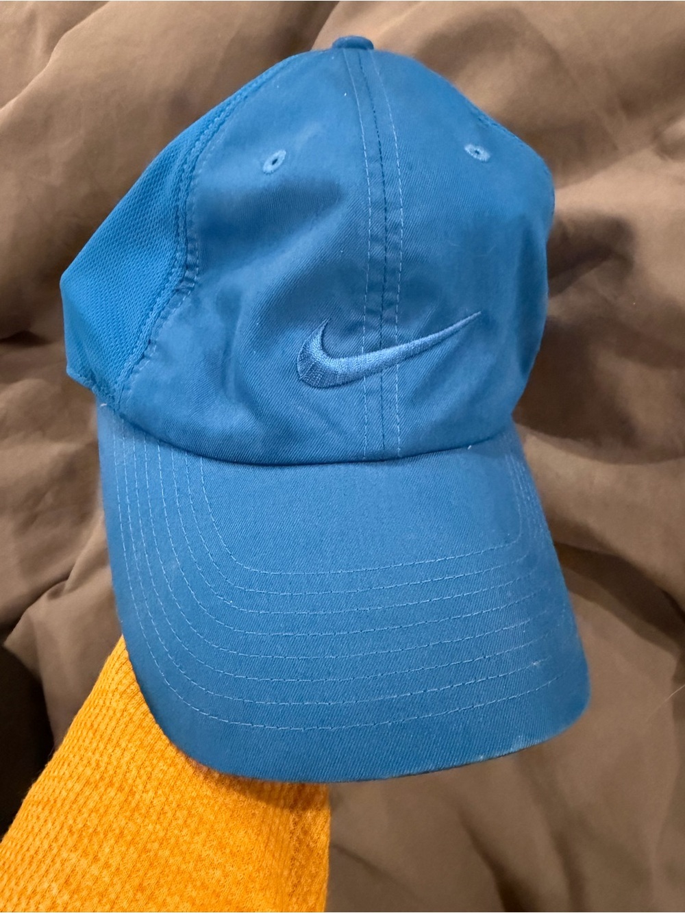 Nike Kids Turquoise Blue Embroidered Swoosh Cap